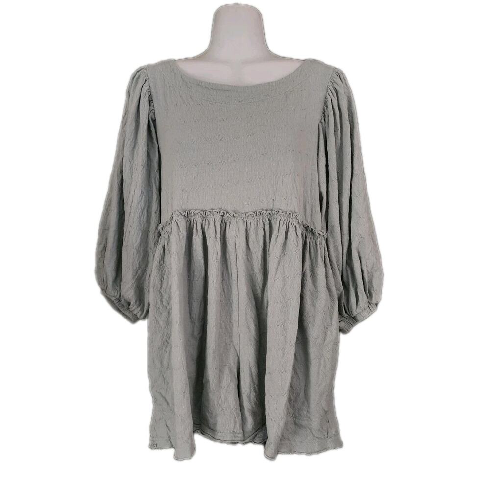 Free People Beach Beyond Obsessed Babydoll Romper Small Coastal Cowgirl Summer - Picture 3 of 11